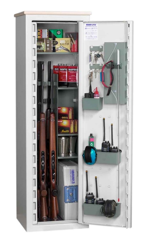 Nor-Lyx asekaappi HL12 + sisähyllykkö 21250K